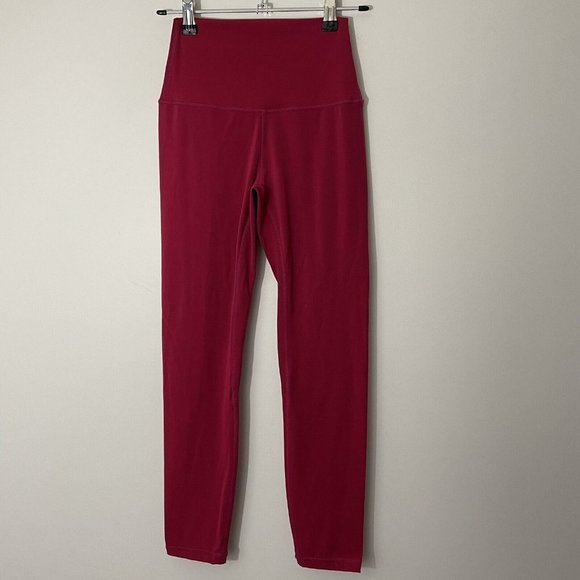 Born Primitive Leggings Womens M Cranberry Red Full Length High Rise Pants EUC - Picture 6 of 10